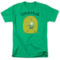 Adventure Time Bro Hug Mens T Shirt Kelly Green Officially Licensed