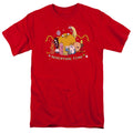 Adventure Time Outstretched Mens T Shirt Red Officially Licensed