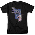 Courage The Cowardly Dog Where is Everybody Mens T Shirt Black Officially Licensed