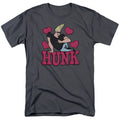 Johnny Bravo Hunk Mens T Shirt Charcoal Officially Licensed