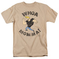 Johnny Bravo Whoa Momma Mens T Shirt Sand Officially Licensed