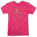 Johnny Bravo Foxy Mama Mens T Shirt Hot Pink Officially Licensed