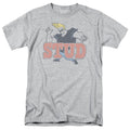 Johnny Bravo Stud Mens T Shirt Athletic Heather Officially Licensed