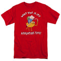 Adventure Time Ride Bump Mens T Shirt Red Officially Licensed
