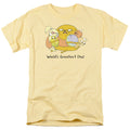 Adventure Time Worlds Greatest Dad Mens T Shirt Yellow Officially Licensed