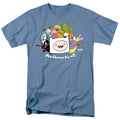 Adventure Time Mathematical Mens T Shirt Carolina Blue Officially Licensed