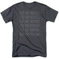 Adventure Time Finn Faces Mens T Shirt Charcoal Officially Licensed