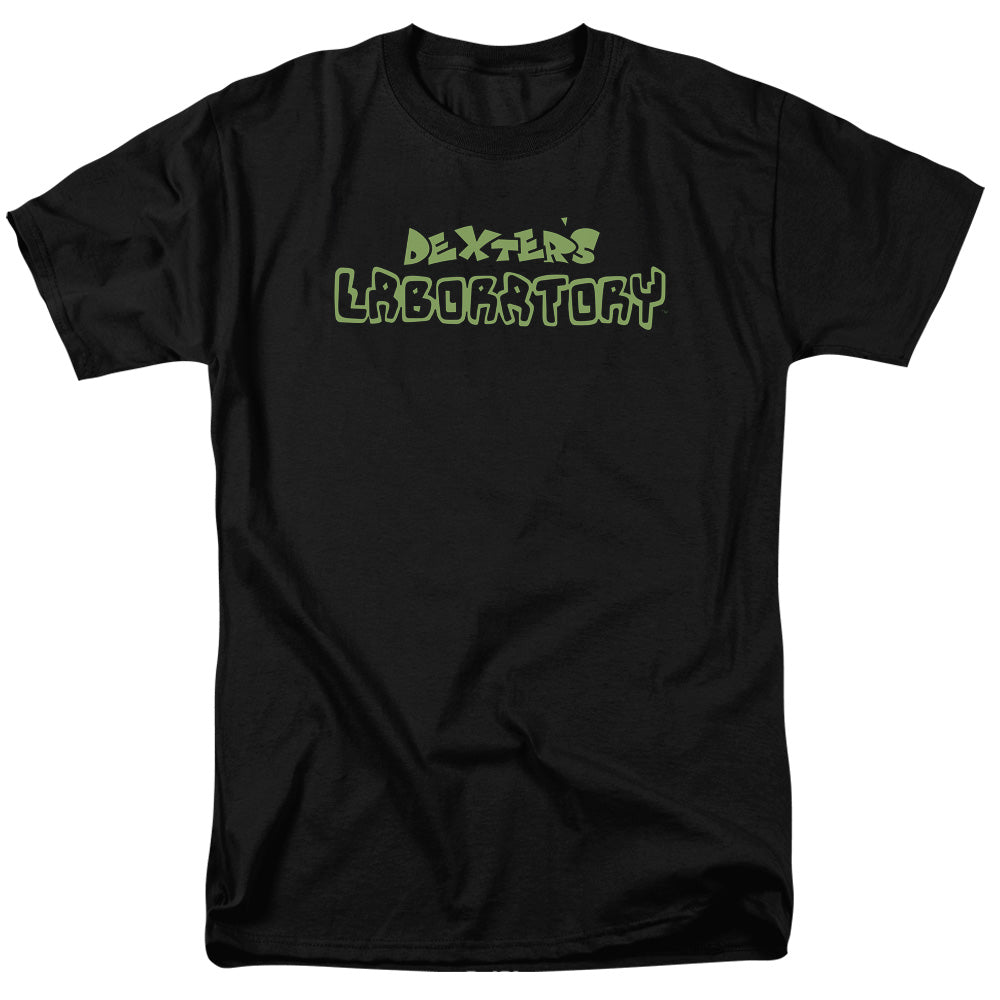 Dexters Laboratory Dexters Logo Mens T Shirt Black Officially Licensed