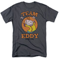 Ed Edd N Eddy Team Eddy Mens T Shirt Charcoal Officially Licensed