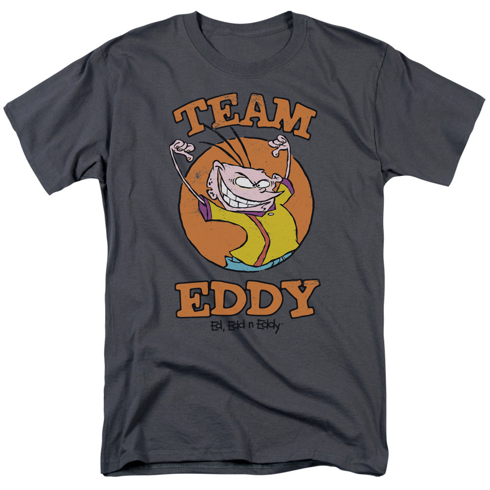 Ed Edd N Eddy Team Eddy Mens T Shirt Charcoal Officially Licensed