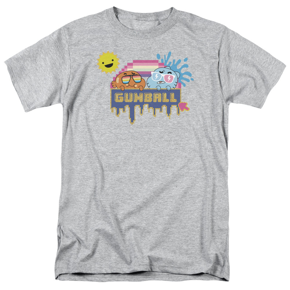 Amazing World Of Gumball Sunshine Mens T Shirt Athletic Heather Officially Licensed