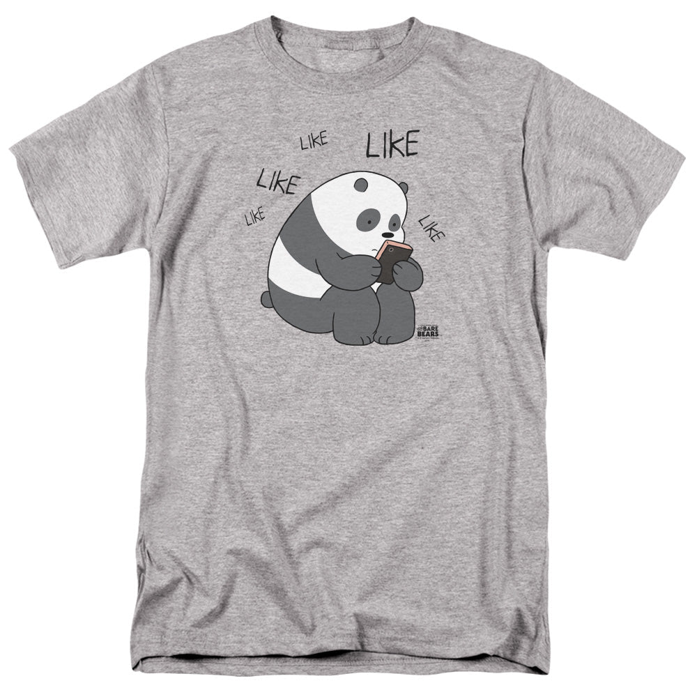 We Bare Bears Like Like Like Mens T Shirt Athletic Heather Officially Licensed