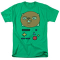Adventure Time Bmo Mask Mens T Shirt Kelly Green Officially Licensed