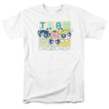 Powerpuff Girls Awesome Block Mens T Shirt White Officially Licensed