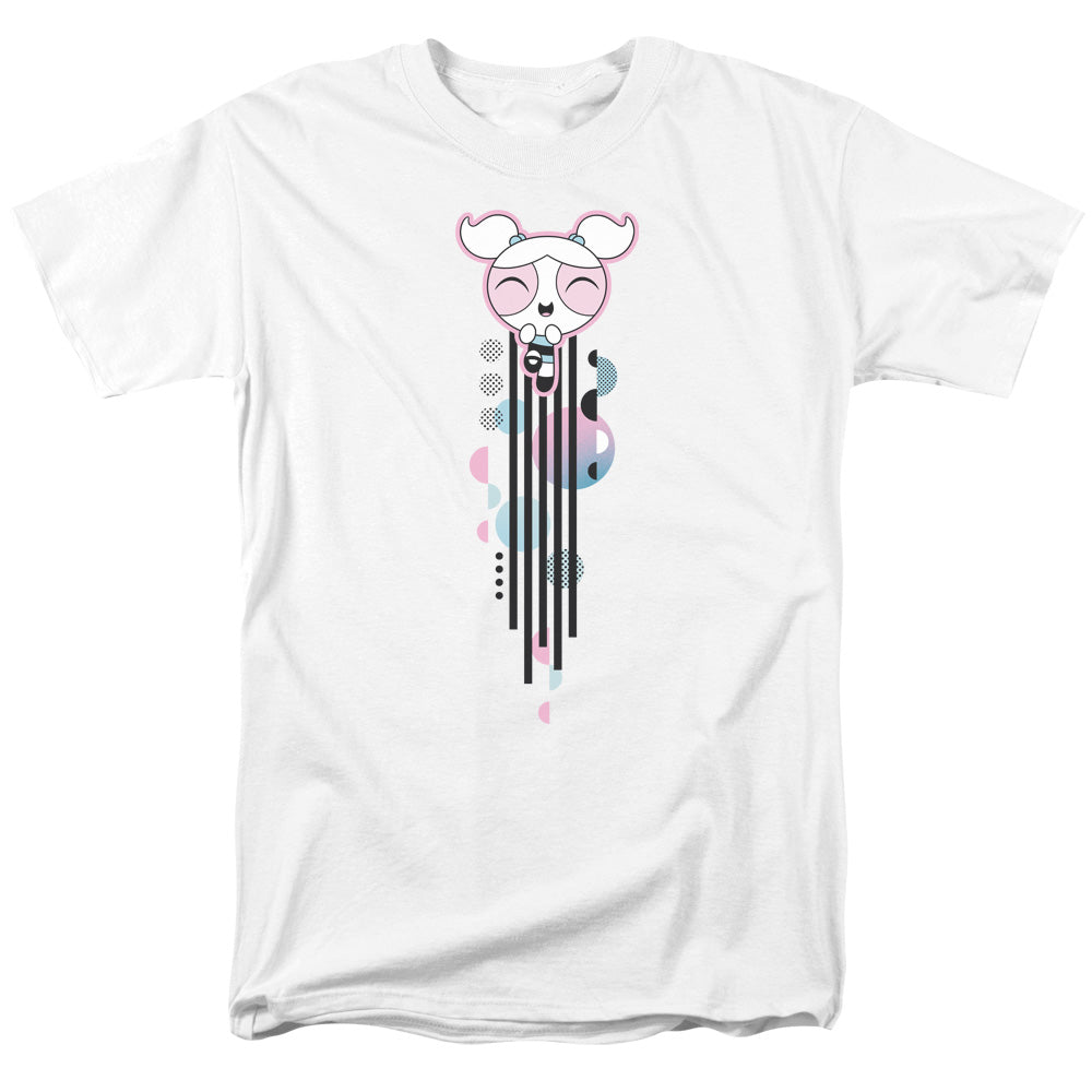 Powerpuff Girls Bubbles Streak Mens T Shirt White Officially Licensed
