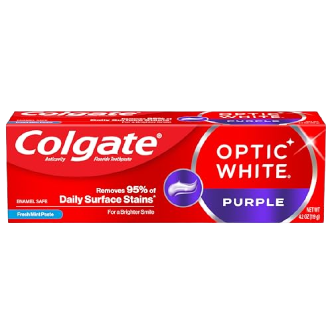 Colgate Optic White Purple Toothpaste (4.2 oz)