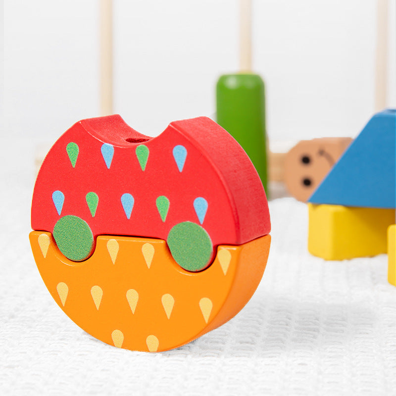 Creative building blocks, children's puzzle board games, kindergarten enlightenment, early education, puzzle toys, gifts