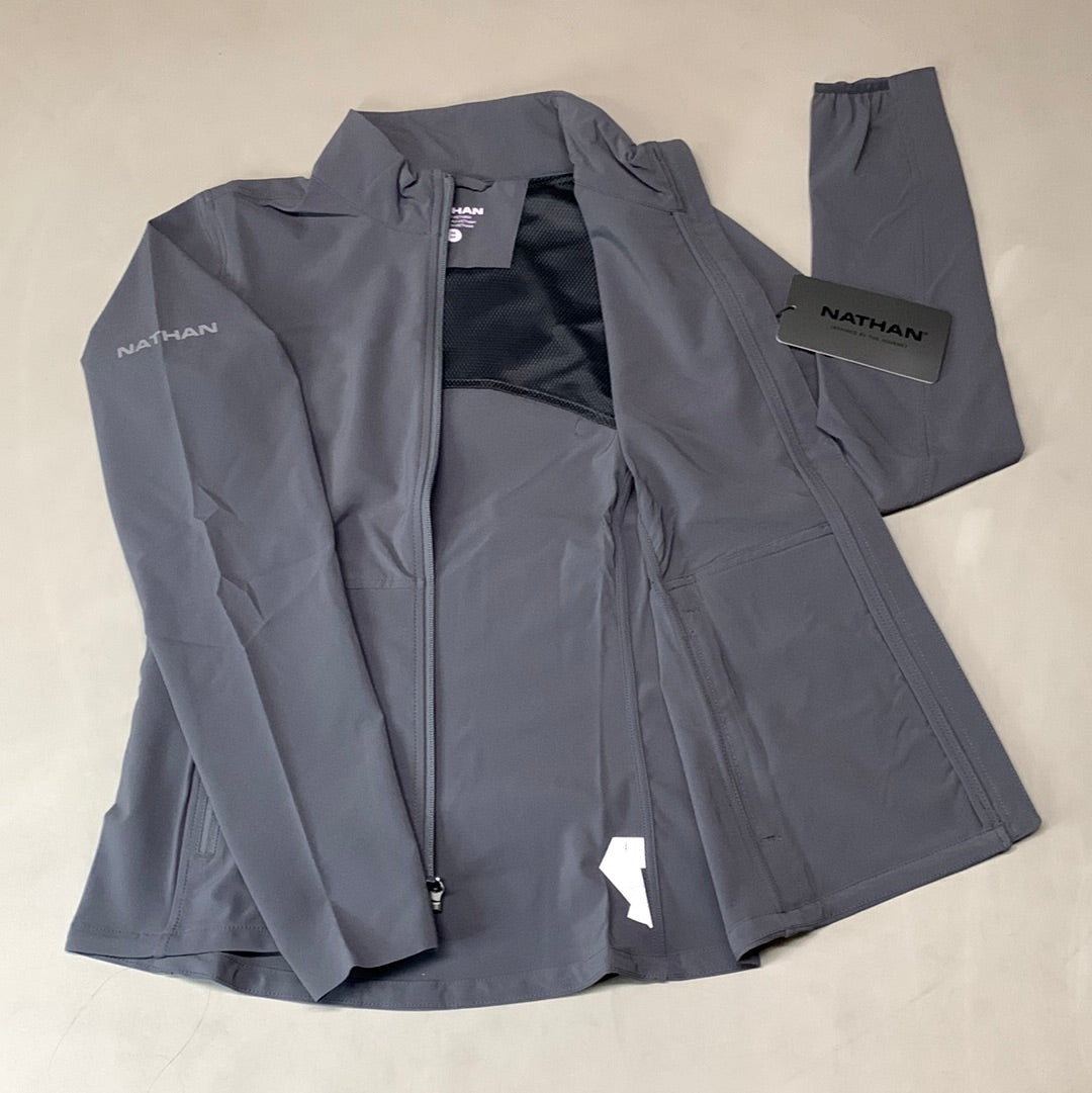 NATHAN Vamos Track Jacket Women's Sz XS Dark Charcoal NS50040-80078-XS (New)