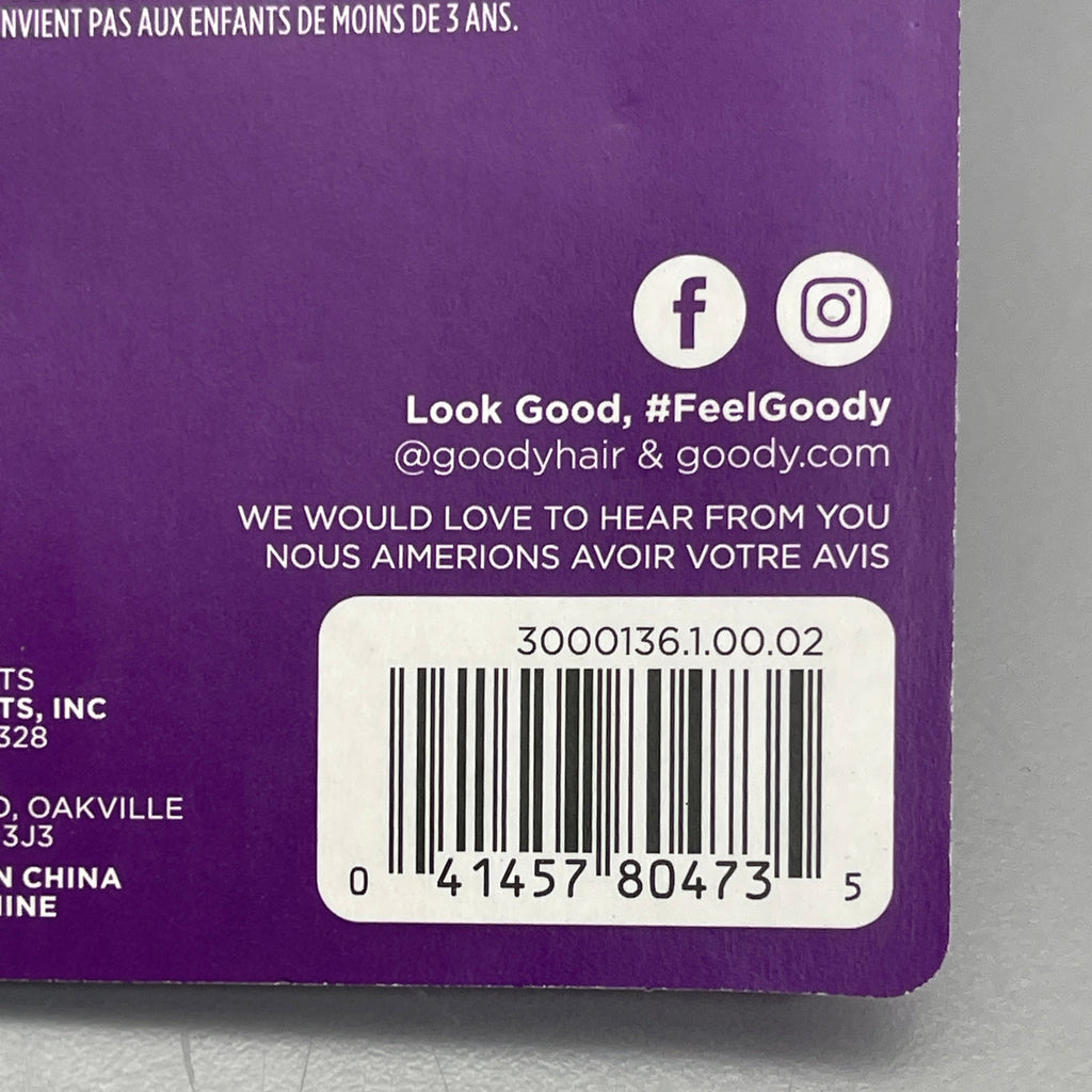 GOODY Mini Claw Hair Clips 15 CT Black/Brown/Clear 3000136 (New)