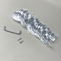 BERENSON (25 PACK) Advantage Steel Wire Pulls 96mm CC Satin Chrome 6131-2SC-P