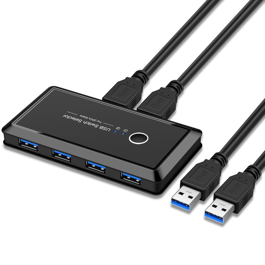 USB 3.0 printer sharer 4-port USB multi interface two computer switchers and splitters