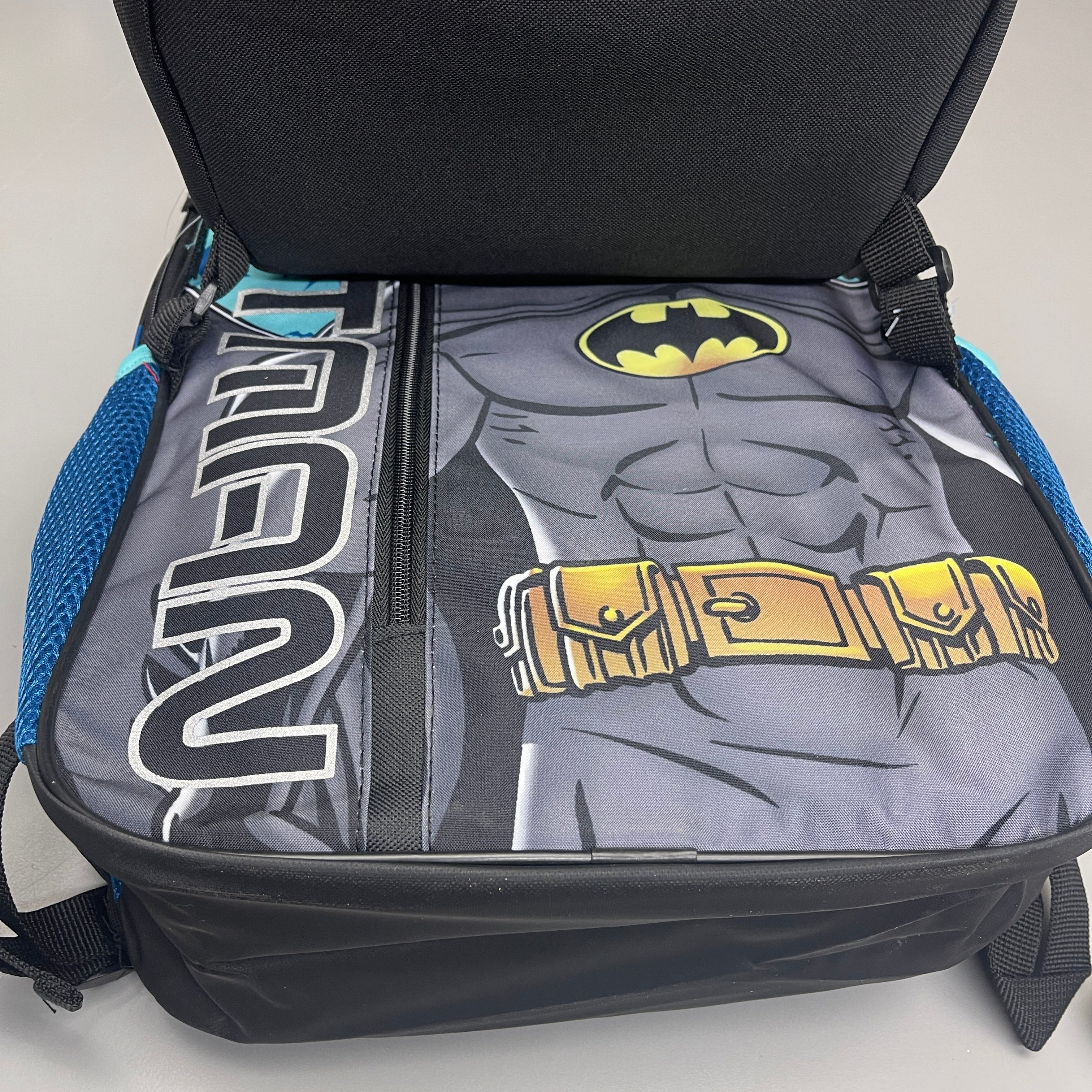 ACCESSORY INNOVATIONS Batman 10-PK Backpack & Lunch Bag Blue (New)