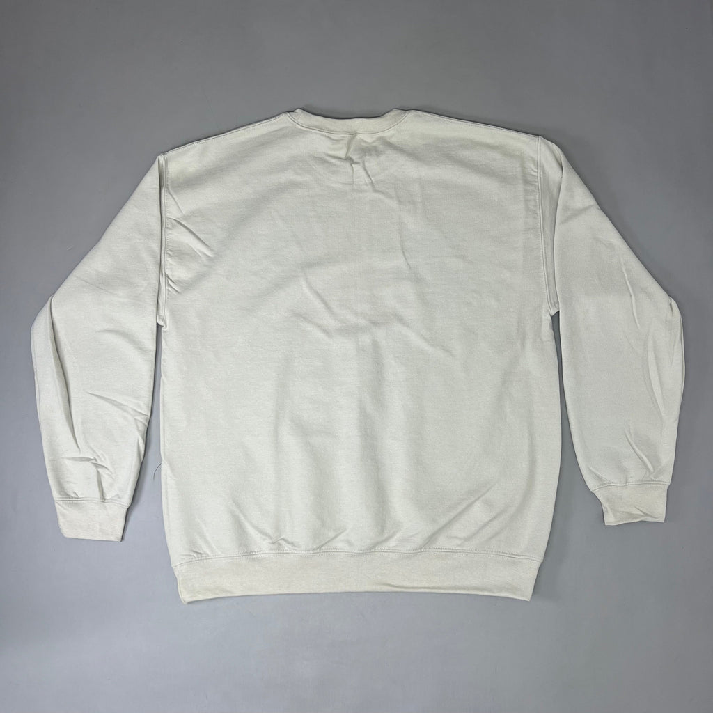 GILDAN Heavy Blend Crewneck Sweater Sweatshirt Sand SZ L G180