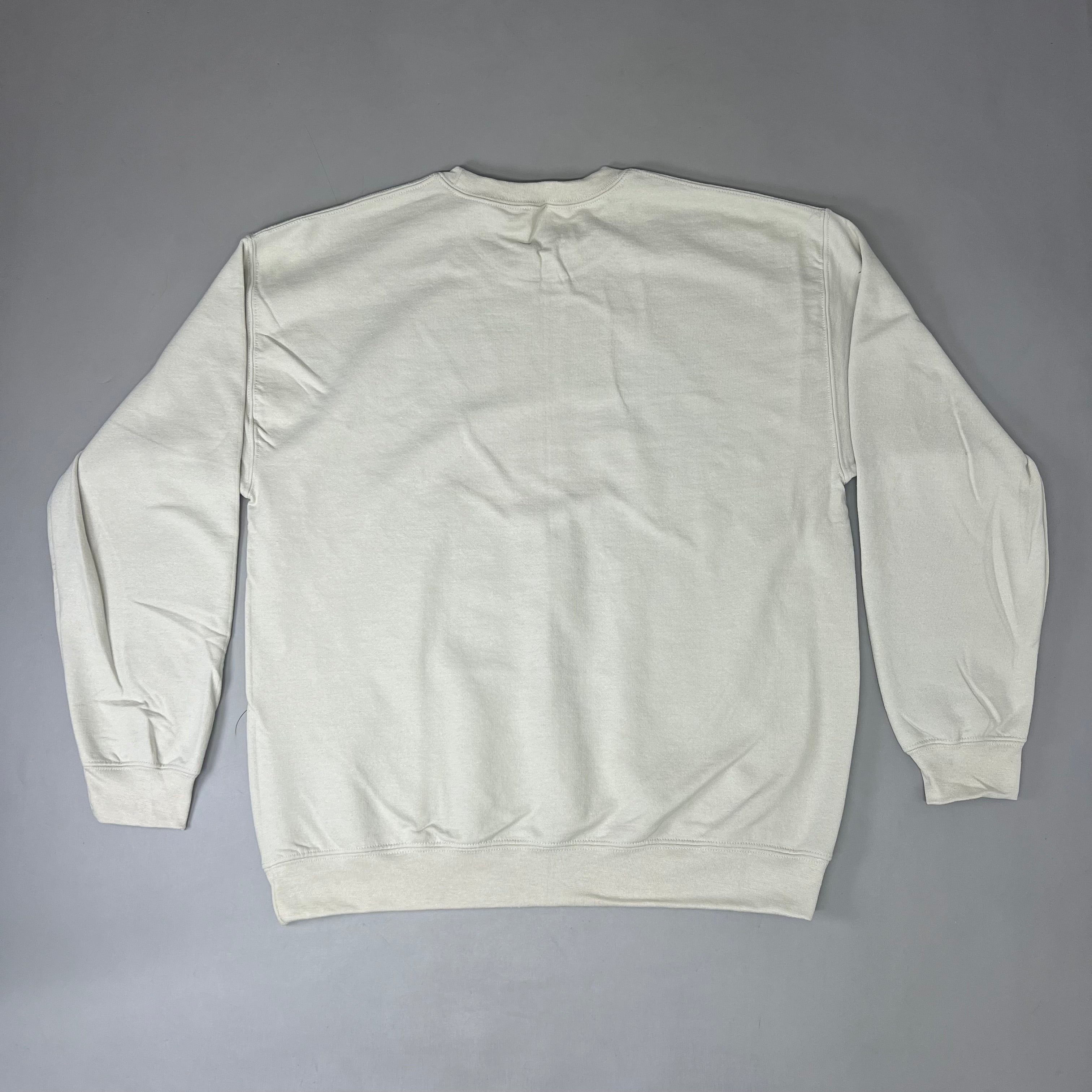 GILDAN (36 PACK) Heavy Blend Crewneck Sweatshirt Men's Sz L Sand G180