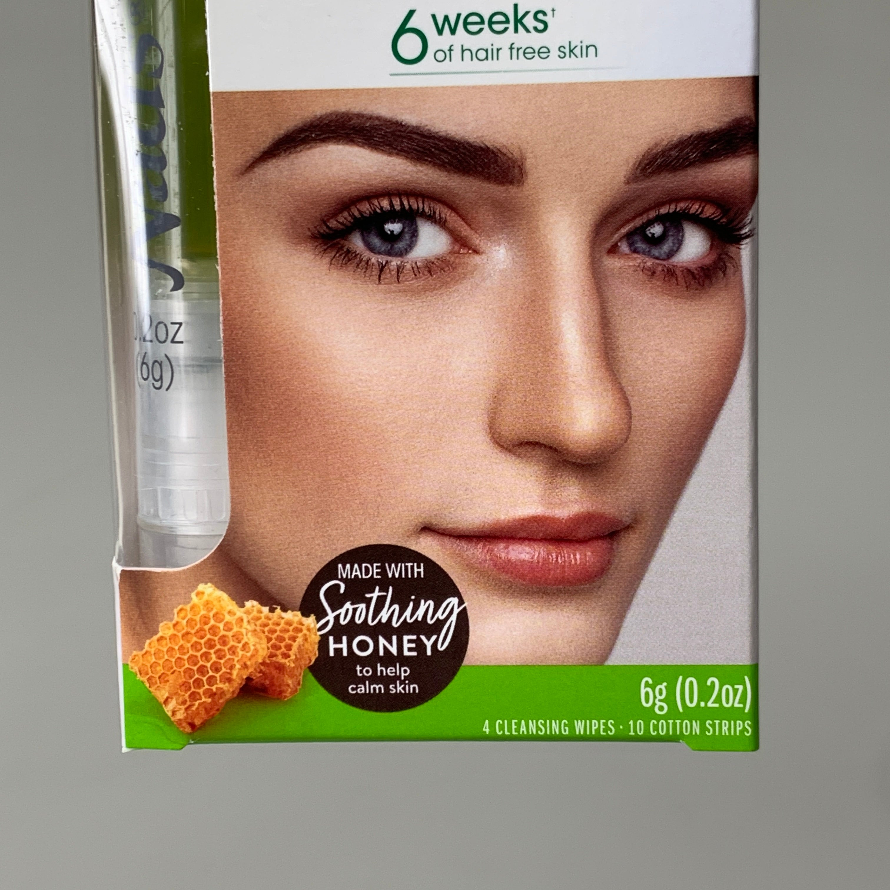 NADS Precision Eyebrow Wand Waxing Kit Soothing Honey 0.2oz 0677EN06