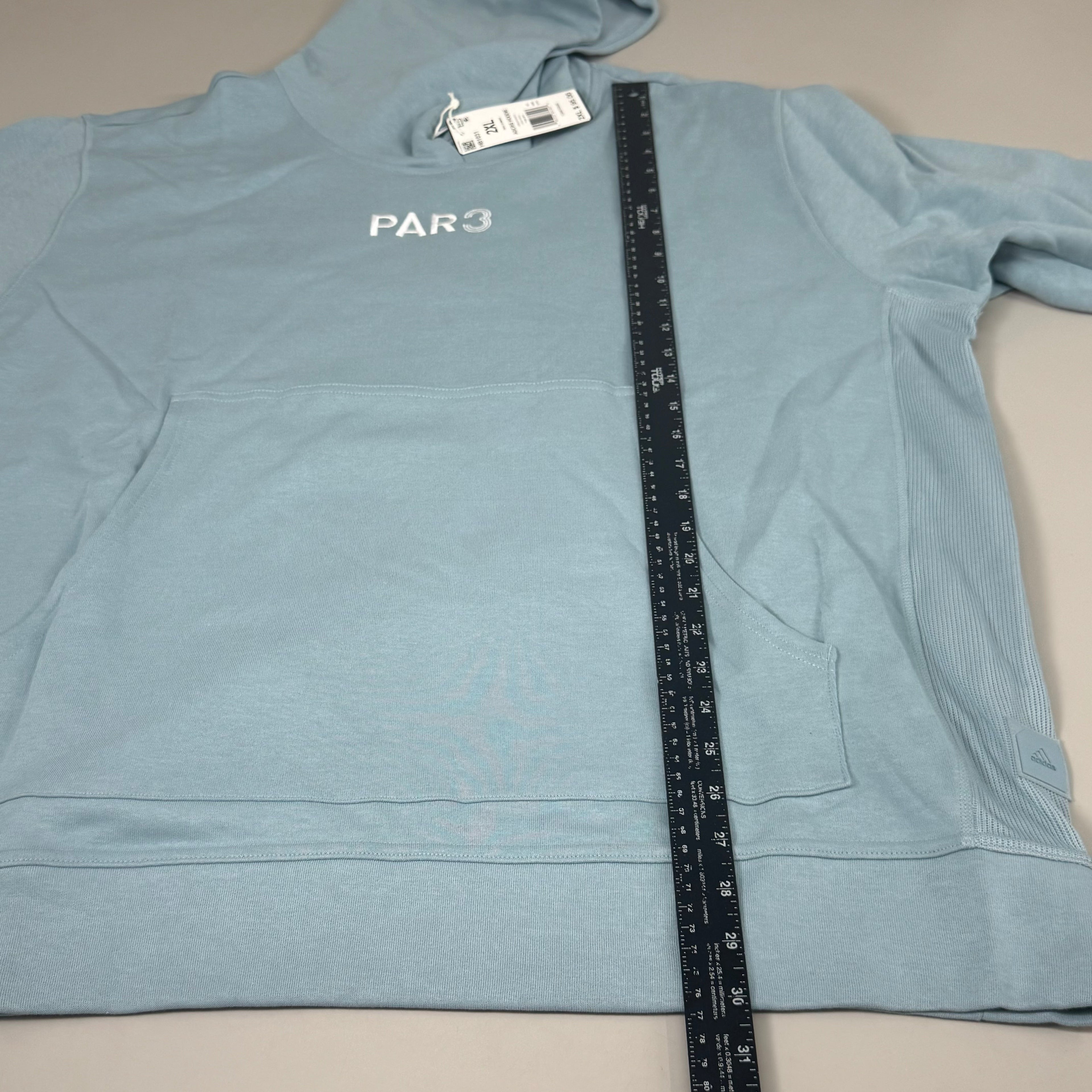 ADIDAS Men's PAR3 Adicross Golf Hoodie Sz-2XL Magic Grey HB1031