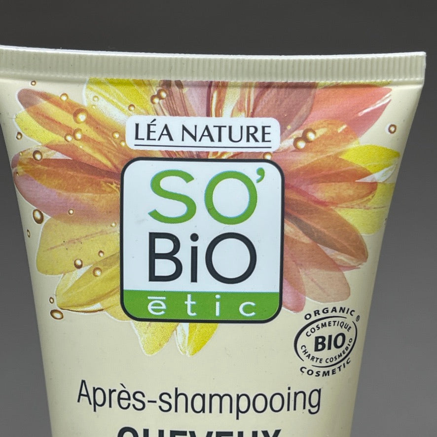 SO BIO ETIC Apres Shampooing Cheveux Brilliants Argan Shiny Hair Conditioner 6.76 FL OZ (New)