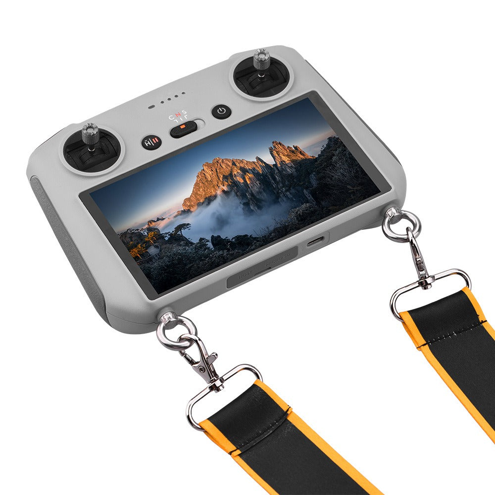 Neck strap with DJI RC remote control safety slogan (DJI Mini 3 Pro drone) Hanging accessories