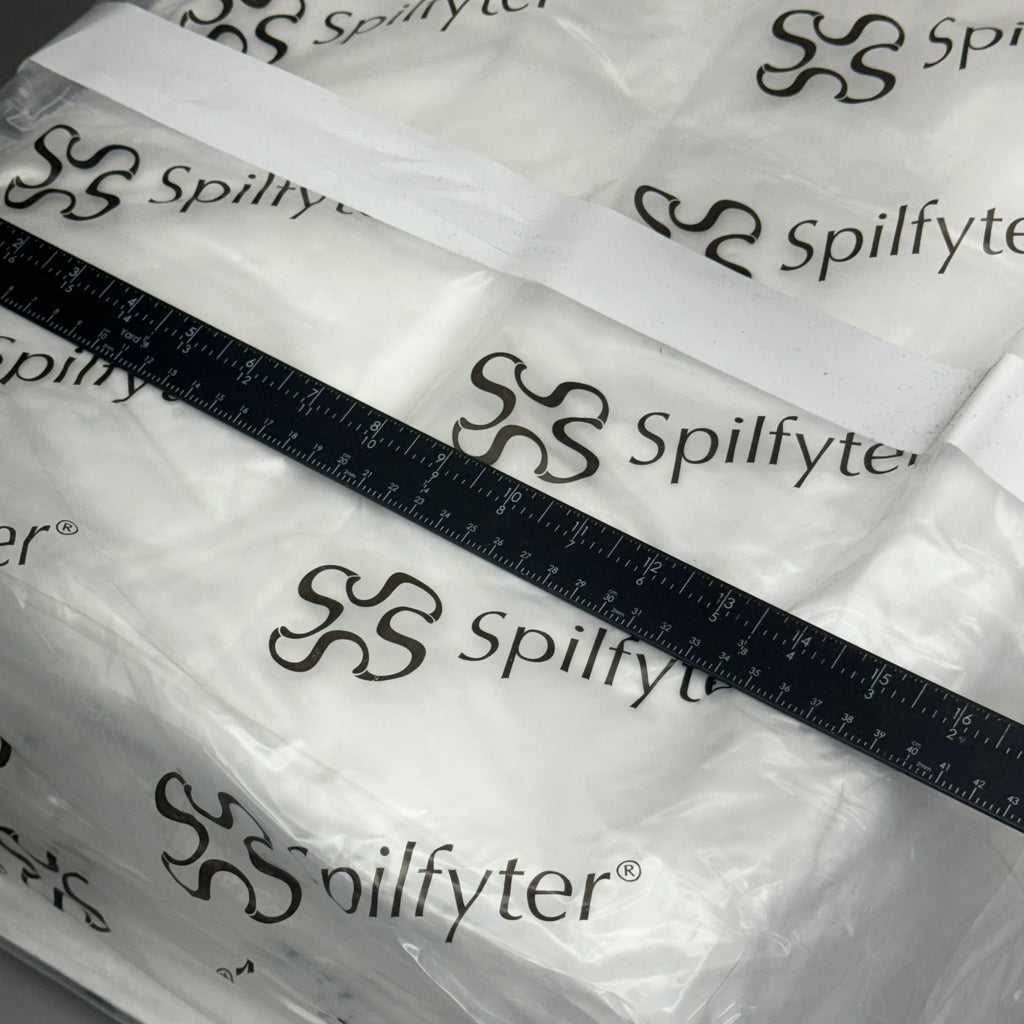 SPILFYTER OS-100 16”x18” Oil Only Absorbent Pads Pack of 100 White