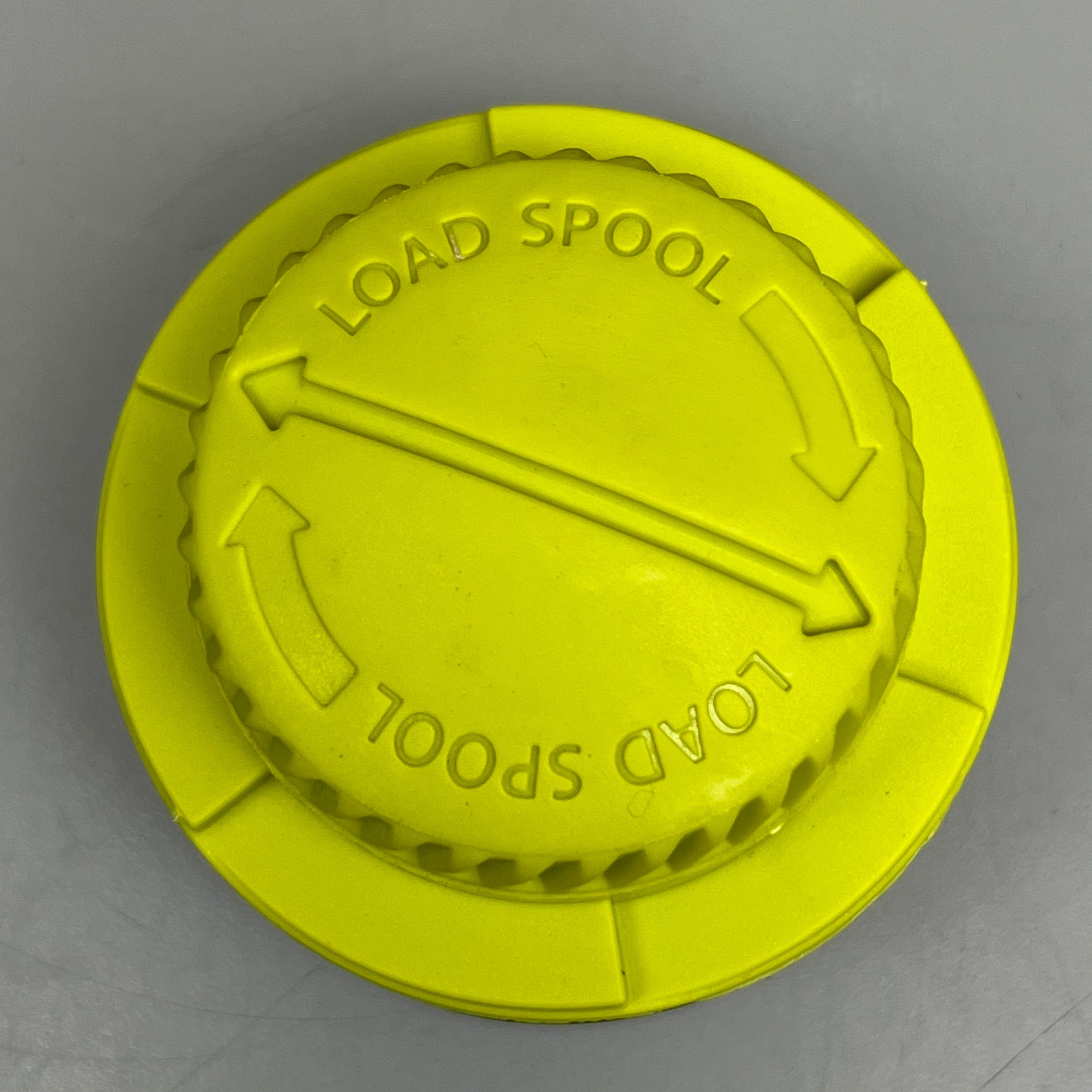 Arborless Trimmer Head with Green Knob and Grey Cover and Base 10,000 RPM Max 313318001