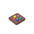 New Korean Gonggi Game Set with 5 Stones & Round Case.