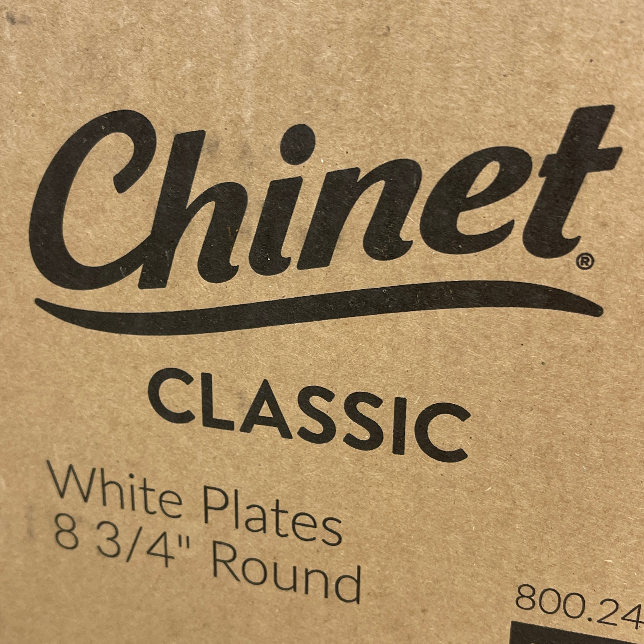 CHINET (500 PACK) Verdict Classic White Molded Fiber Paper Round Plate, 8.75” White 21227