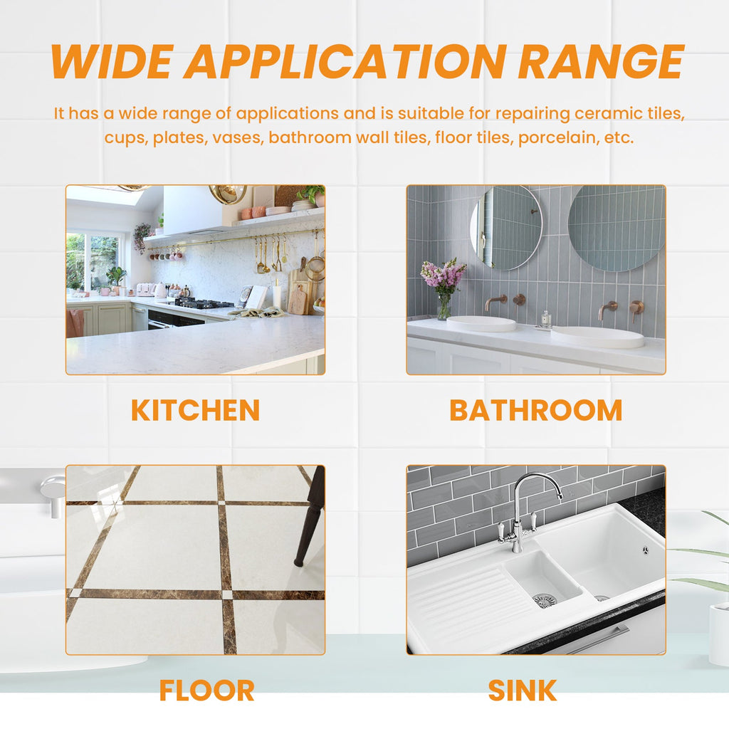Tile Cracks Repairing Superpaste, Toilet Marble Floor Tile Pit Repair Crack Repair Adhesive Paste