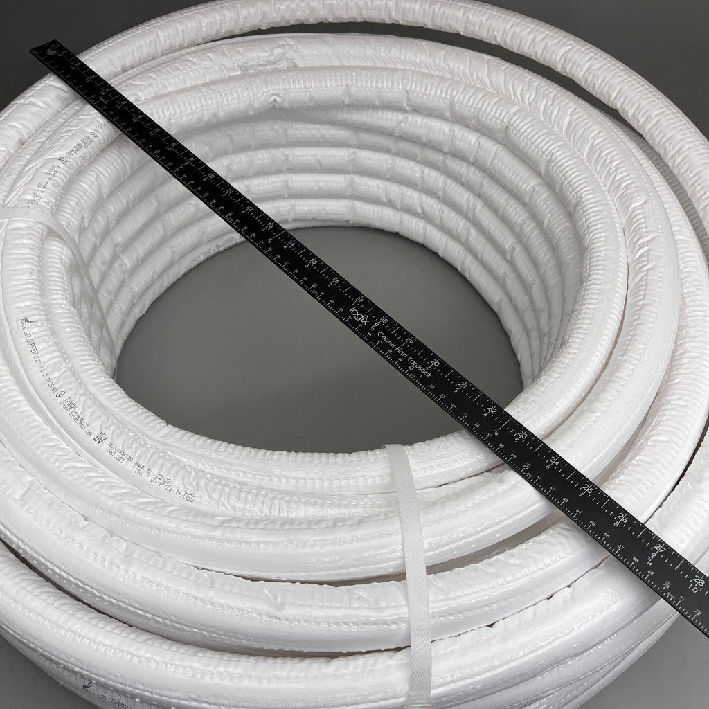 PDM GelCopper PreInsulated Copper Roll 1/2" Copper 1/2" Ins. 164 ft F100.GUS1216412 (New)
