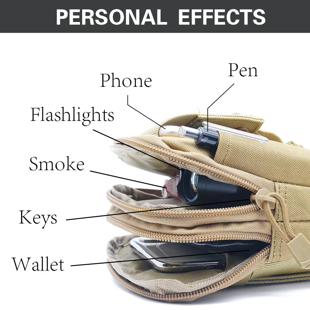 Waterproof Tactical Pouch Belt Waist Pack