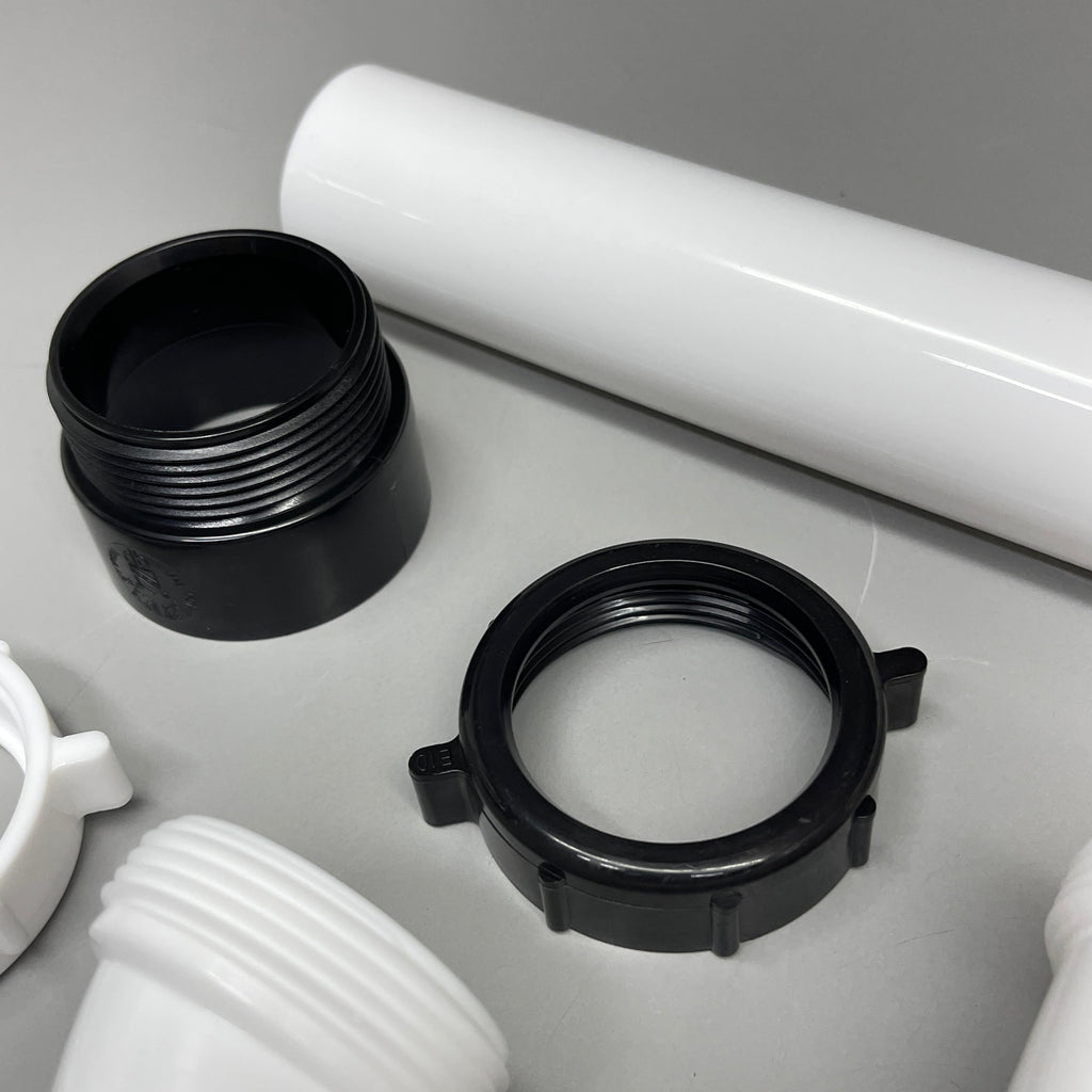DB DEARBORN 1-1/2” P-Trap w/ Threaded ABS Adapter White P9704AB