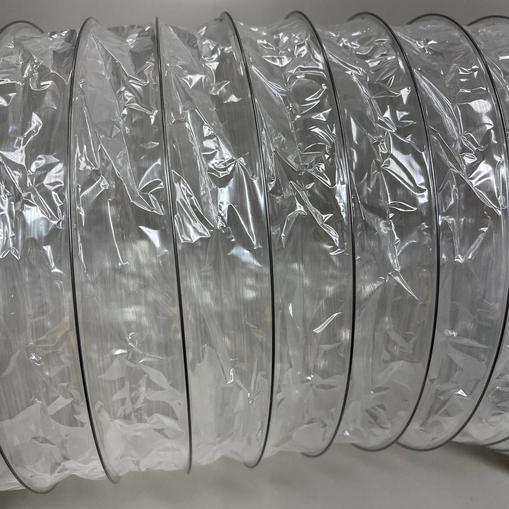 6-PACK! FLEX DUCT 8" x 25' Clear for HVAC C825 (New)