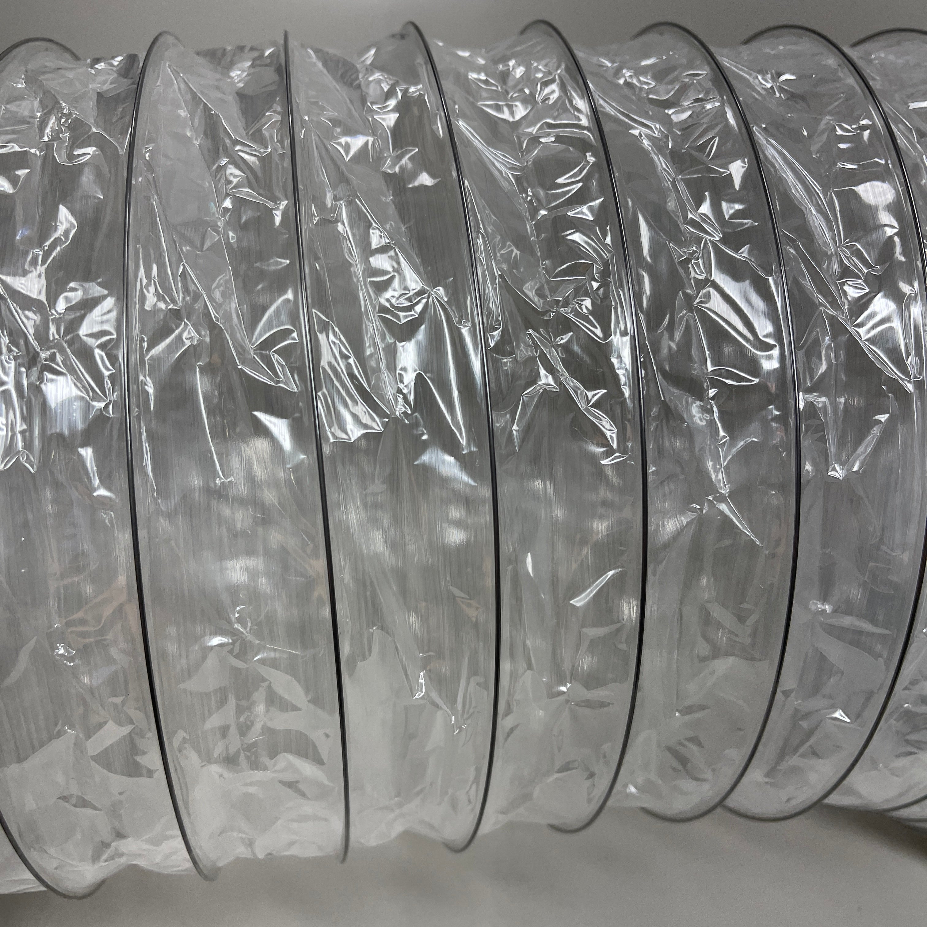 6-PACK! FLEX DUCT 8" x 25' Clear for HVAC C825 (New)