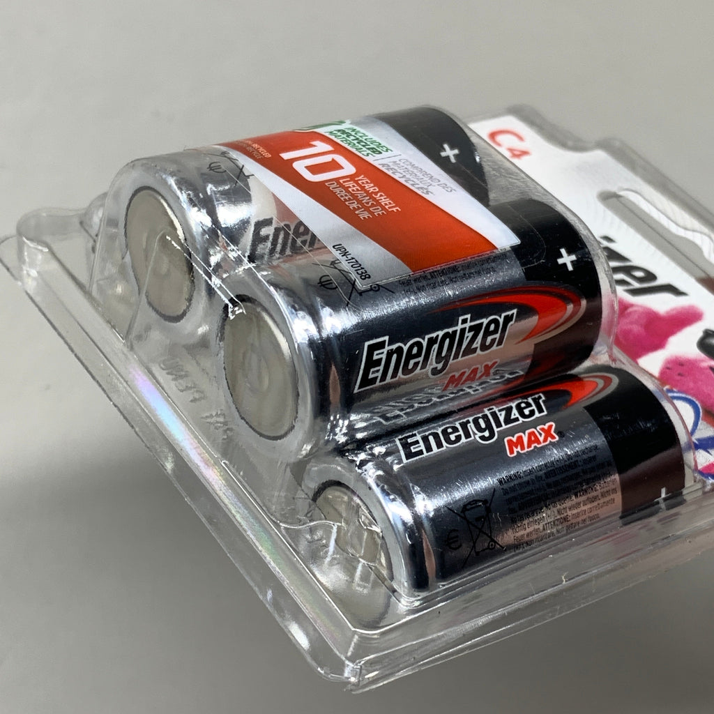 ENERGIZER MAX (3 PACK, 12 Total Batteries) C Cell Alkaline Batteries E93BP-4