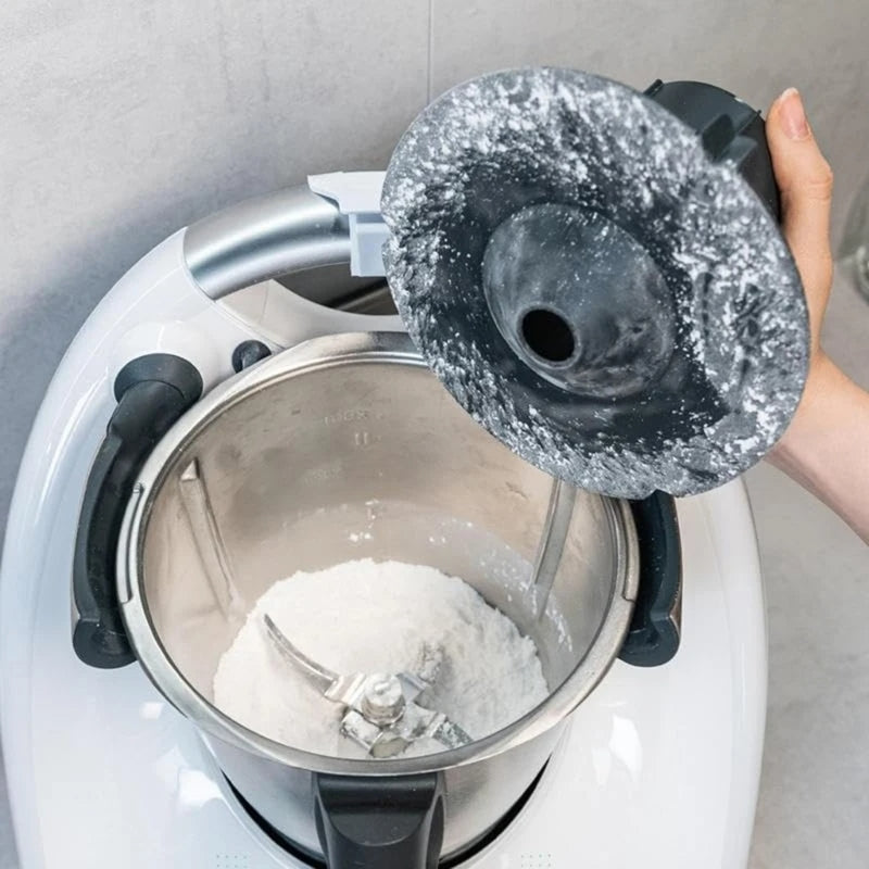 Mixing Bowl Reducer Efficient Chopping Mixing Dicing of Food Garlic Crusher Splash Guard Suitable for Thermomix TM5 TM6