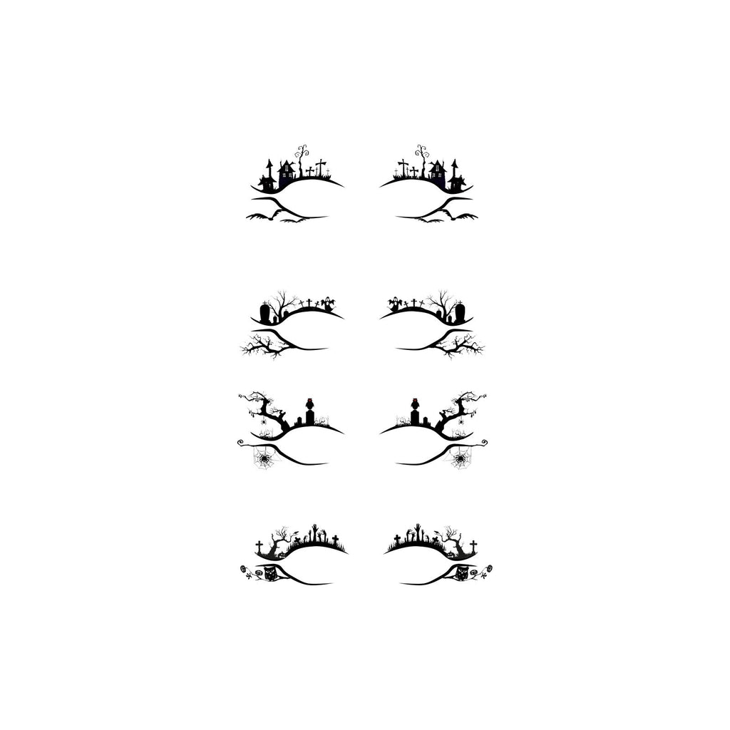 Halloween Eyeliner Stick Scary Fashion Party Makeup Kit Bat Spider Decorative Eyeliner Eyeshadow Stick