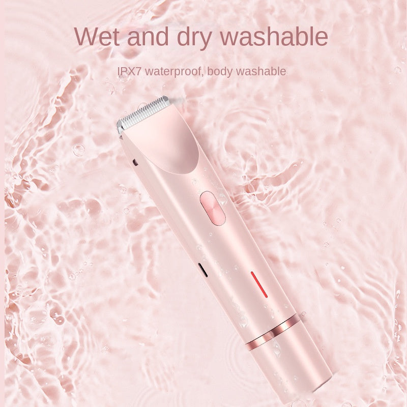 Double headed shaver new electric hair removal device women's private pubic hair removal device