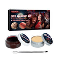 SFX Makeup Kit, Makeup Props Scar Makeup Scary Atmosphere Party Makeup Set