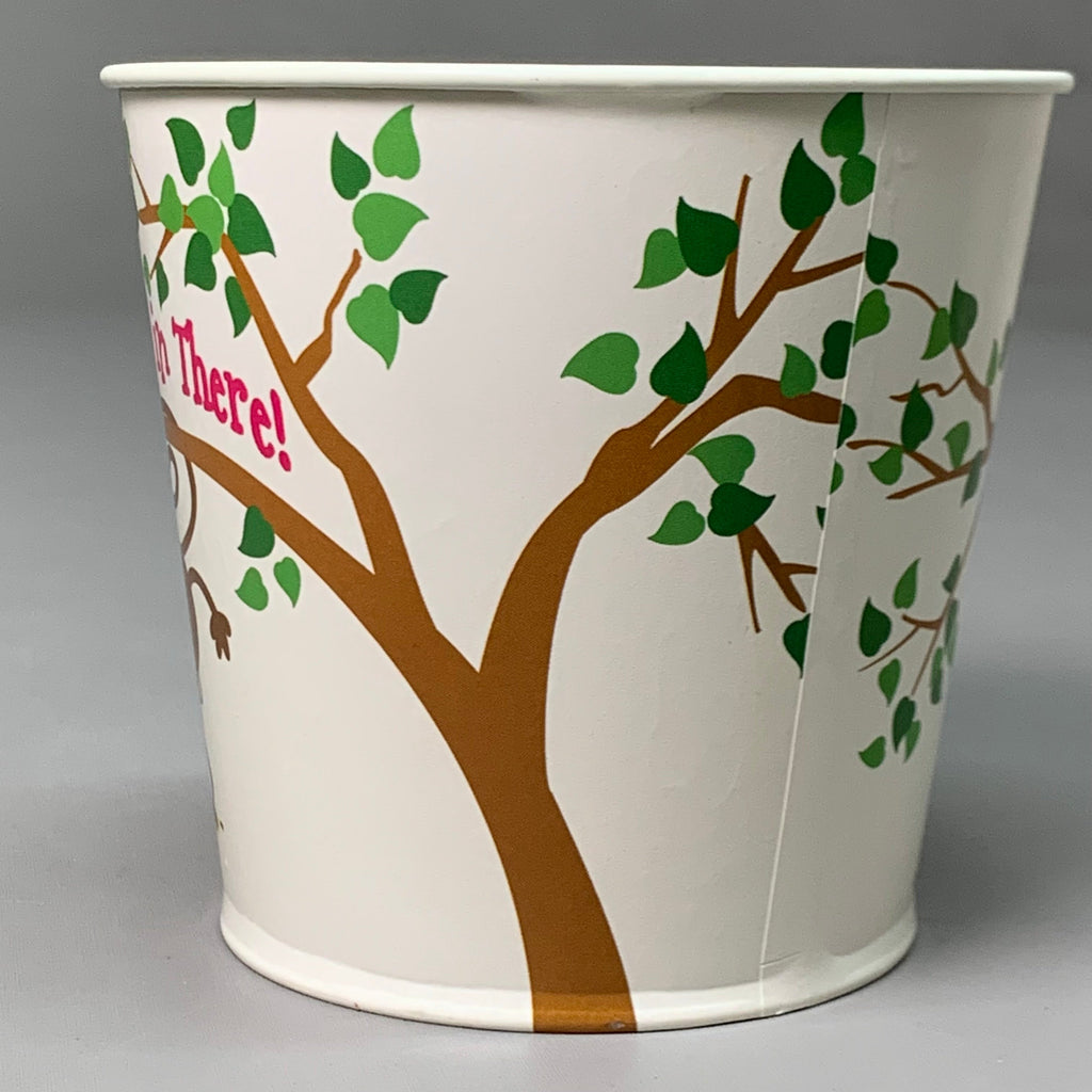 1800FLOWERS 8-Pack Of Damask Metal Buckets Hang in There W/ Liners 4” 77202 (New)