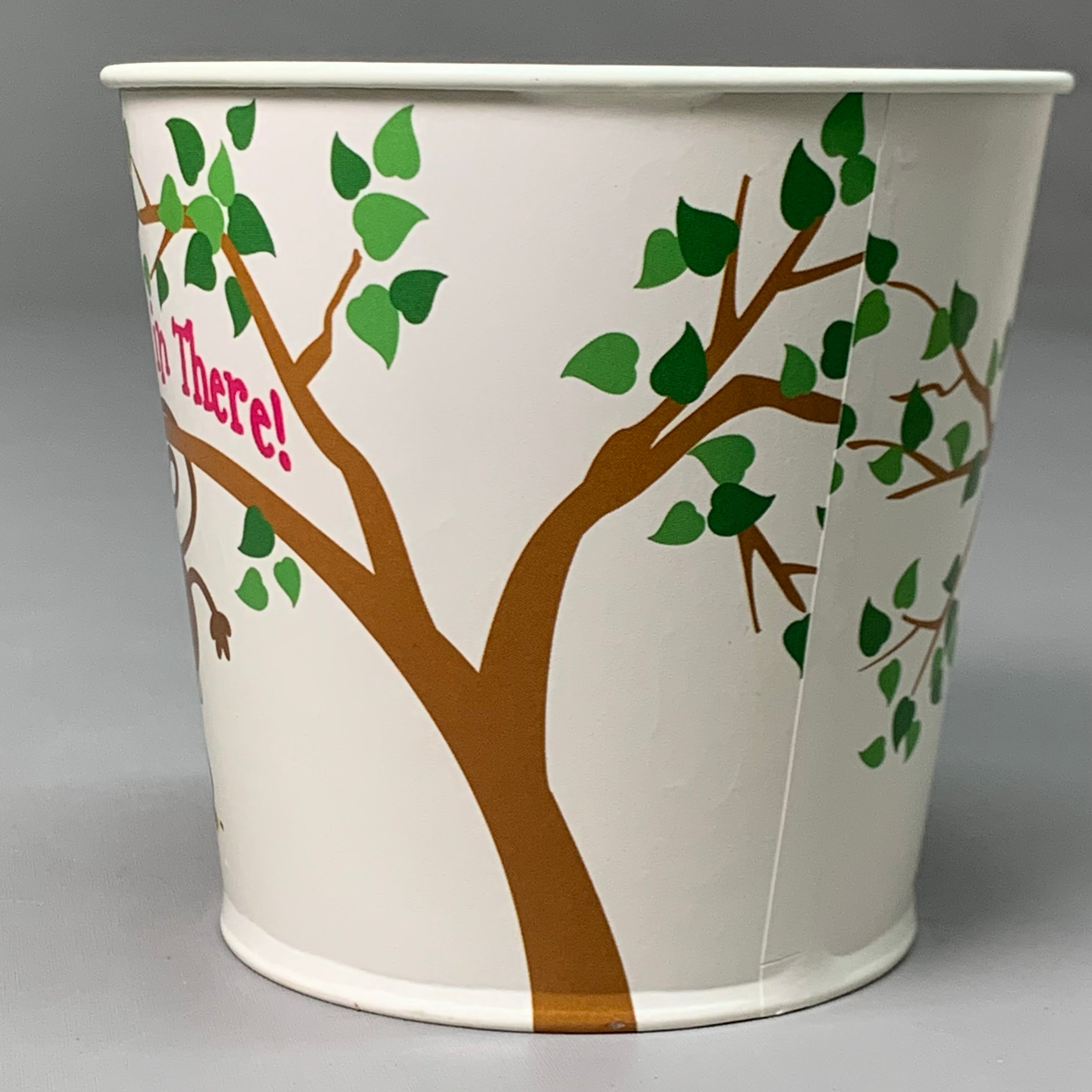 1800FLOWERS 8-Pack Of Damask Metal Buckets Hang in There W/ Liners 4” 77202 (New)