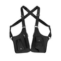 A medieval - style leather harness bag that is an anti - theft wallet, phone pouch, and suitable for men's Viking  cosplay.